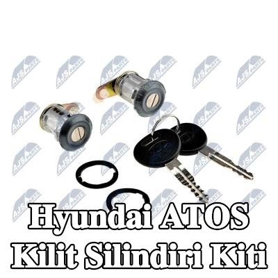NTY Kilit Silindiri Kiti her iki taraf — Hyundai Atos