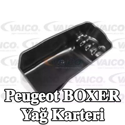 VAICO Yağ tahliye tapalı yağ karteri, contasız/sızdırmazlık elemanı olmadan, yağ seviye sensörü deliği olmadan, Orijinal VAICO Kalitesi — Peugeot Boxer