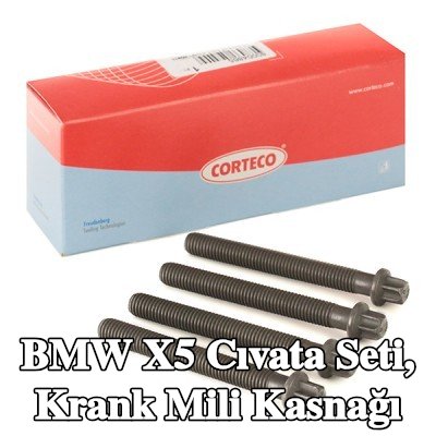 CORTECO Cıvata seti, krank mili kasnağı — 2002 BMW X5
