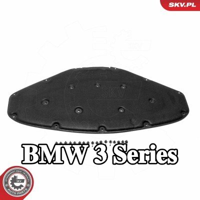 ESEN SKV مادة عازلة للصوت, حجرة المحرك غطاء المحرك — 2016 BMW 3 Series
