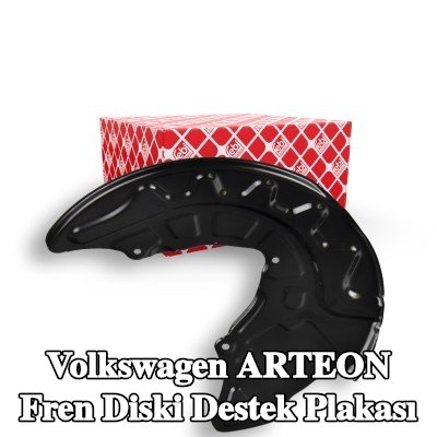 FEBI BILSTEIN Fren diski destek plakası Ön Aks Sol — Volkswagen Arteon