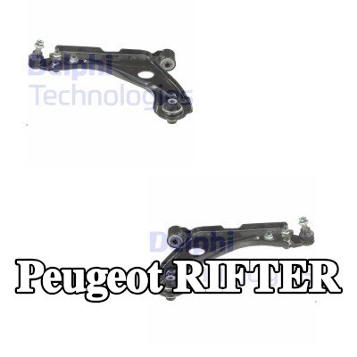 DELPHI طقم إصلاح ذراع التحكم الأيسر, السفلي, يمين — Peugeot Rifter