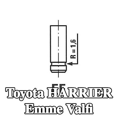 FRECCIA Emme valfi Nitrürlenmiş valf gövdesi — Toyota Harrier