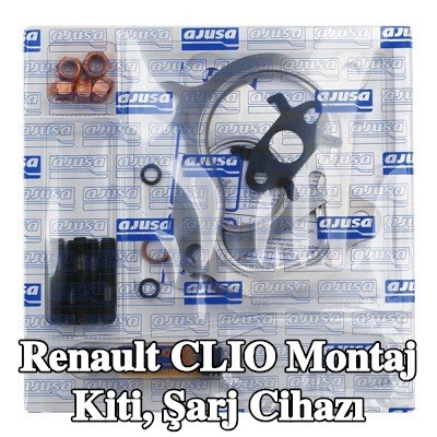 AJUSA Montaj Kiti, conta/sızdırmazlık elemanları ile şarj cihazı — 2000 Renault Clio
