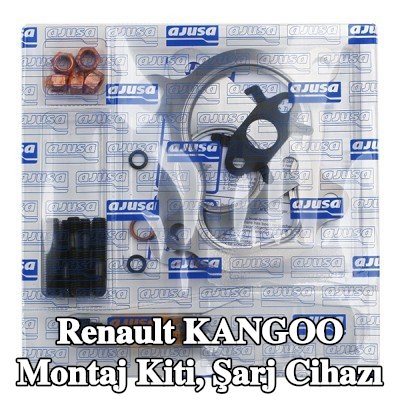 AJUSA Montaj Kiti, conta/sızdırmazlık elemanları ile şarj cihazı — 2000 Renault Kangoo