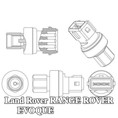 MAHLE مفتاح ضغط تكييف الهواء مع حلقة مانعة للتسرب — Land Rover Range Rover Evoque