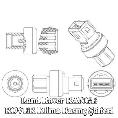 MAHLE Conta halkalı klima basınç şalteri — Land Rover Range Rover