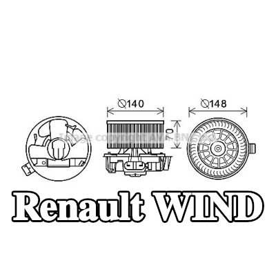 PRASCO محرك منفاخ التدفئة — Renault Wind