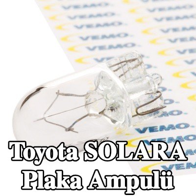 VEMO Plaka lambası iç, Orijinal VEMO Kalitesi — Toyota Solara