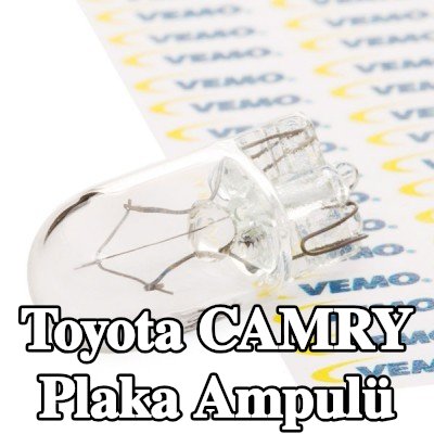 VEMO Plaka lambası iç, Orijinal VEMO Kalitesi — Toyota Camry