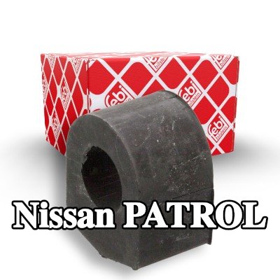FEBI BILSTEIN جلبة قضيب مانع للانقلاب المحور الأمامي, 20mm, مطاط — Nissan Patrol