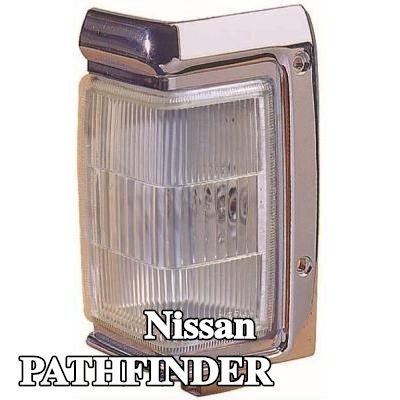 ABAKUS مؤشر جانبي أمامي أيسر, مع لمبة — 1995 Nissan Pathfinder