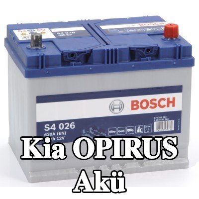 BOSCH Akü S4, 026 — Kia Opirus