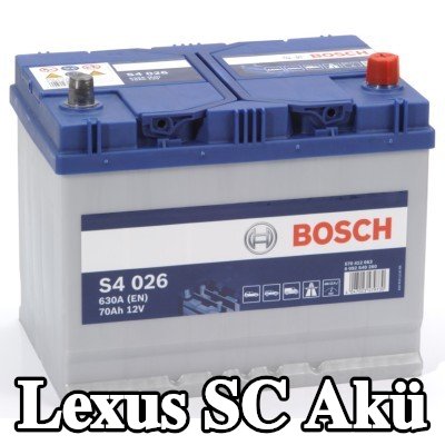 BOSCH Akü S4, 026 — Lexus Sc