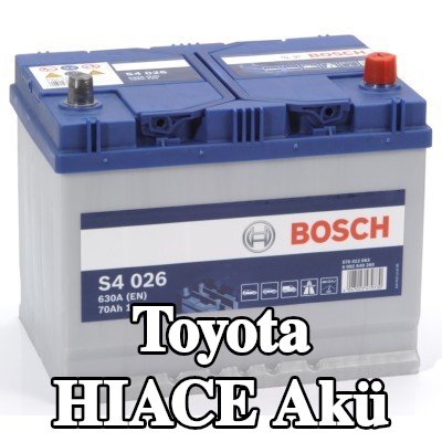 BOSCH Akü S4, 026 — Toyota Hiace