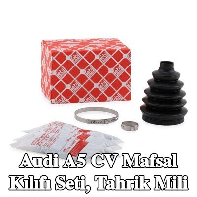 FEBI BILSTEIN CV kılıf kiti, tahrik mili Ön Aks Sol, Ön Aks Sağ, Tekerlek Tarafı, Termoplast — 2012 Audi A5