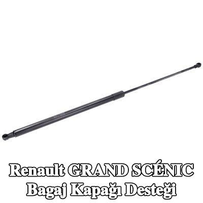 FEBI BILSTEIN Bagaj kapağı amortisörü (Her iki taraf), 664mm — 2012 Renault Grand Scénic
