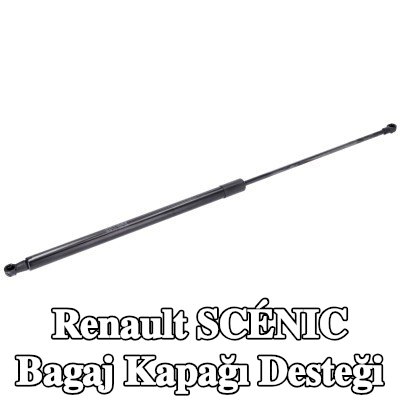 FEBI BILSTEIN Bagaj kapağı amortisörü (Her iki taraf), 664mm — 2011 Renault Scénic