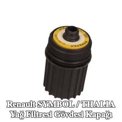 RENAULT Filtre ile yağ filtresi muhafazası kapağı — 2002 Renault Symbol / Thalia