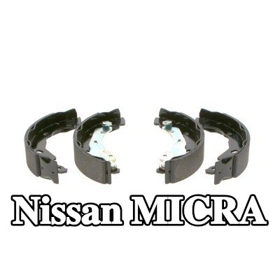 BOSCH مجموعة أحذية الفرامل — 2012 Nissan Micra