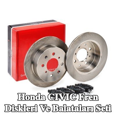 MAPCO Fren diskleri ve balataları seti Arka Aks, düz, gıcırtı önleyici plaka ile — 2000 Honda Civic