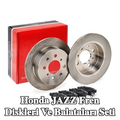 MAPCO Fren diskleri ve balataları seti Arka Aks, düz, gıcırtı önleyici plaka ile — Honda Jazz