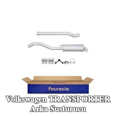 HELLA Arka susturucu Arka, montaj parçaları ile — Volkswagen Transporter