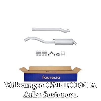 HELLA Arka susturucu Arka, montaj parçaları ile — Volkswagen California