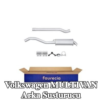 HELLA Arka susturucu Arka, montaj parçaları ile — Volkswagen Multivan