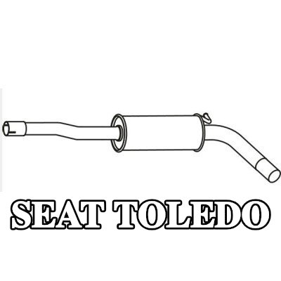 VEGAZ كاتم الصوت الأمامي — SEAT Toledo