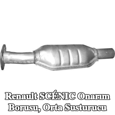 POLMO Onarım Borusu, orta susturucu — Renault Scénic