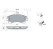 BOSCH Fren balatası seti 14, 2mm, gıcırtı önleyici plaka ile, cıvata/vida ile, montaj kılavuzu ile — Mitsubishi Colt (11)