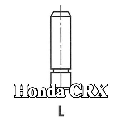 FRECCIA أدلة الصمامات — 1990 Honda Crx