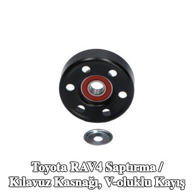 KAVO PARTS Saptırma / kılavuz kasnağı, V-ribbed belt Outer Diameter: 90mm — 2002 Toyota Rav4
