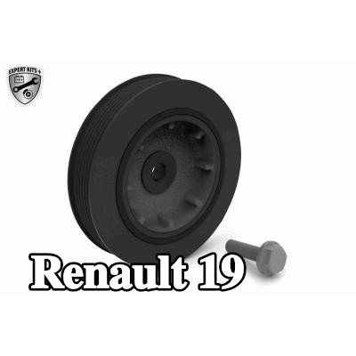 VAICO مجموعة بكرات الحزام, العمود المرفقي EXPERT KITS + — Renault 19
