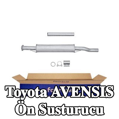 HELLA Ön susturucu Ön, montaj parçaları ile — 2000 Toyota Avensis