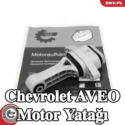 ESEN SKV Motor yatağı, sol, Alüminyum, Kauçuk — 2004 Chevrolet Aveo