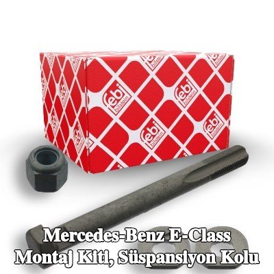 FEBI BILSTEIN Montaj kiti, süspansiyon kolu Ön Aks Sol, Ön Aks Sağ, ayarlama diskleri ile — 2000 Mercedes-Benz E-Class