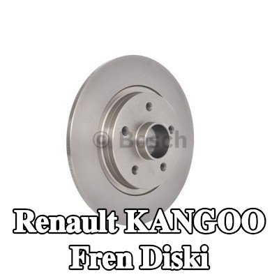 BOSCH Fren diski Dış Çap: 274mm, düz, Kaplamalı, entegre manyetik sensör halkası olmadan, tekerlek yatağı olmadan — Renault Kangoo