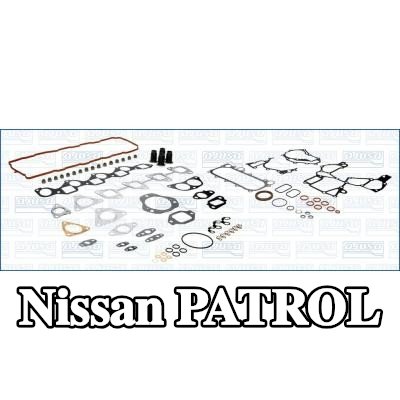 AJUSA مجموعة حشيات كاملة, محرك مزود بأختام صمامات, بدون حشية رأس الأسطوانة — Nissan Patrol