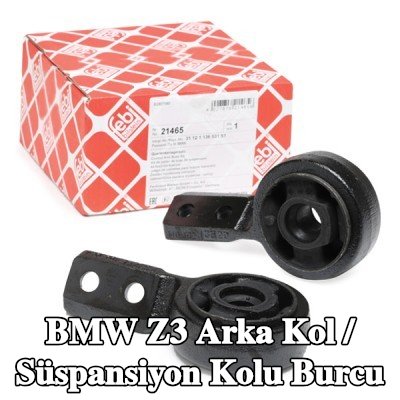 FEBI BILSTEIN Arka kol / Süspansiyon kolu burcu Alt Ön Aks, her iki taraf, bilyeli mafsal ile, sabitleme malzemesi ile, lastik yatağı ile — BMW Z3