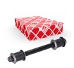 FEBI BILSTEIN Ön aks sol anti-roll bar bağlantısı, Ön Aks Sağ, Çelik, lastik yastıklı, pullarla — Mitsubishi L300 / Delica (1)