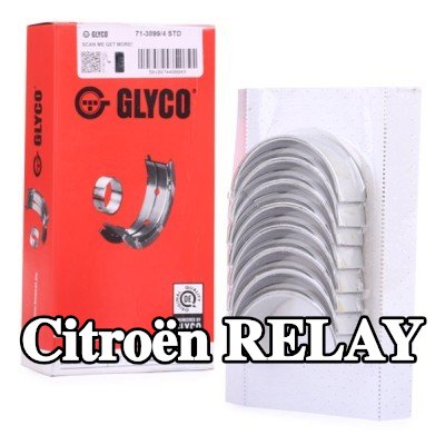 GLYCO محامل الطرف الكبير ذات ظهر فولاذي مطلي بالبرونز — 2002 Citroën Relay