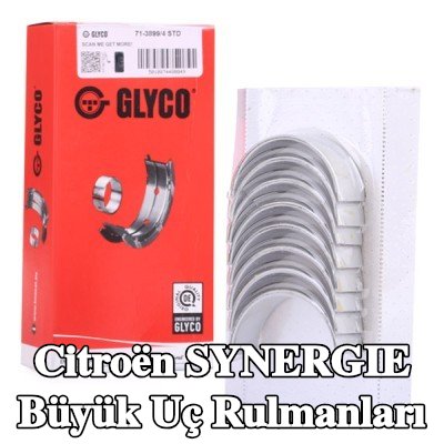 GLYCO Bronz kaplı çelik sırtlı büyük uç rulmanları — Citroën Synergie