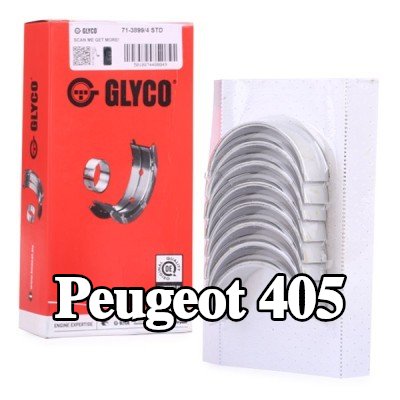 GLYCO محامل الطرف الكبير ذات ظهر فولاذي مطلي بالبرونز — 1997 Peugeot 405
