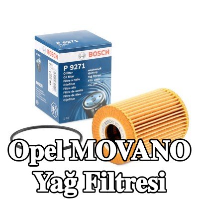 BOSCH Conta/sızdırmazlık elemanlı yağ filtresi — Opel Movano
