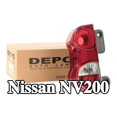 ABAKUS المصباح الخلفي الأيسر, بدون لمبة, بدون حامل لمبة — Nissan Nv200