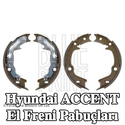 BLUE PRINT El freni pabuçları Arka Aks — 2002 Hyundai Accent