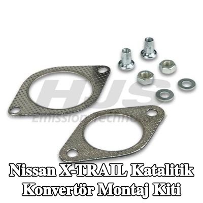 HJS Katalitik konvertör montaj kiti lastik yuva(lar)sız — Nissan X-trail