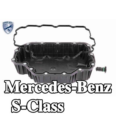 VAICO حوض الزيت مع سدادة تصريف الزيت, مع حشية حوض الزيت — 2016 Mercedes-Benz S-Class